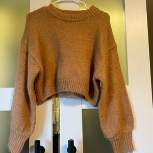 Zara cropped sweater